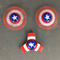 Бэтмен Fidget Рука spinner Американский капитан рука прядильщик Игрушки