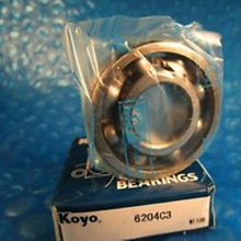 Original Koyo 6204 C3 открытый однорядный радиальный шарикоподшипник