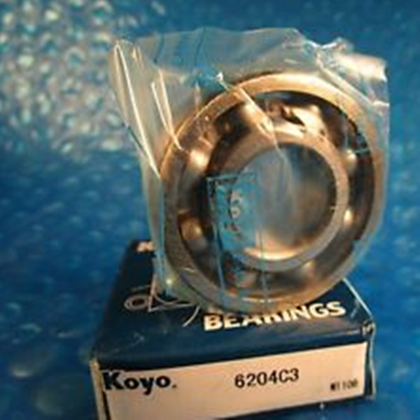 Original Koyo 6204 C3 открытый однорядный радиальный шарикоподшипник